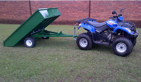 QM-0431 – Two wheel steel dump cart