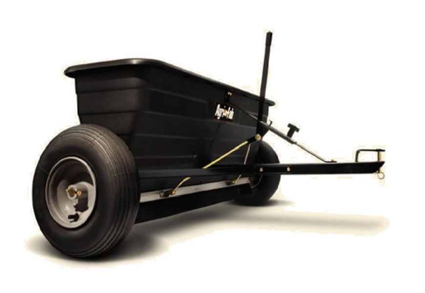 ATV Poly PRO Drop Spreader, Spreading granular fertilizers,Spreading slug/snail pellets, Spreading seed and seed/sand mixes, Spreading rodent pellets
