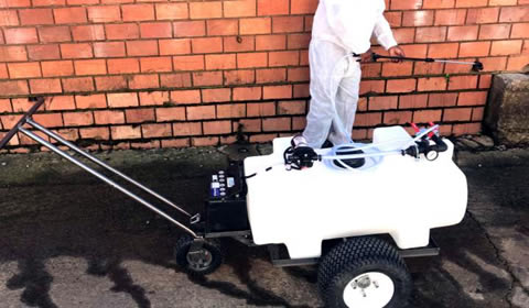 QM0435 - 130L Push Boom Sprayer